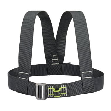 Deck safety harness with simple adjustment